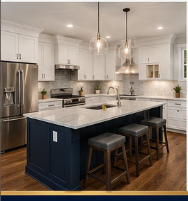 Modern kitchen remodeling project